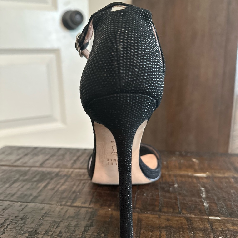 New Stewart Weitzman heels. No box size 5.5 Black Diamond in color - Picture 5 of 8